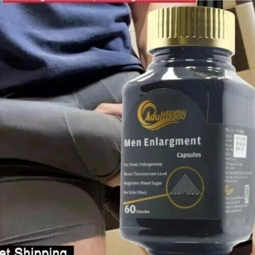 Male Natural, Enlarger, Big & Thick Growth Faster XXXL Enhancement - 60 Capsule