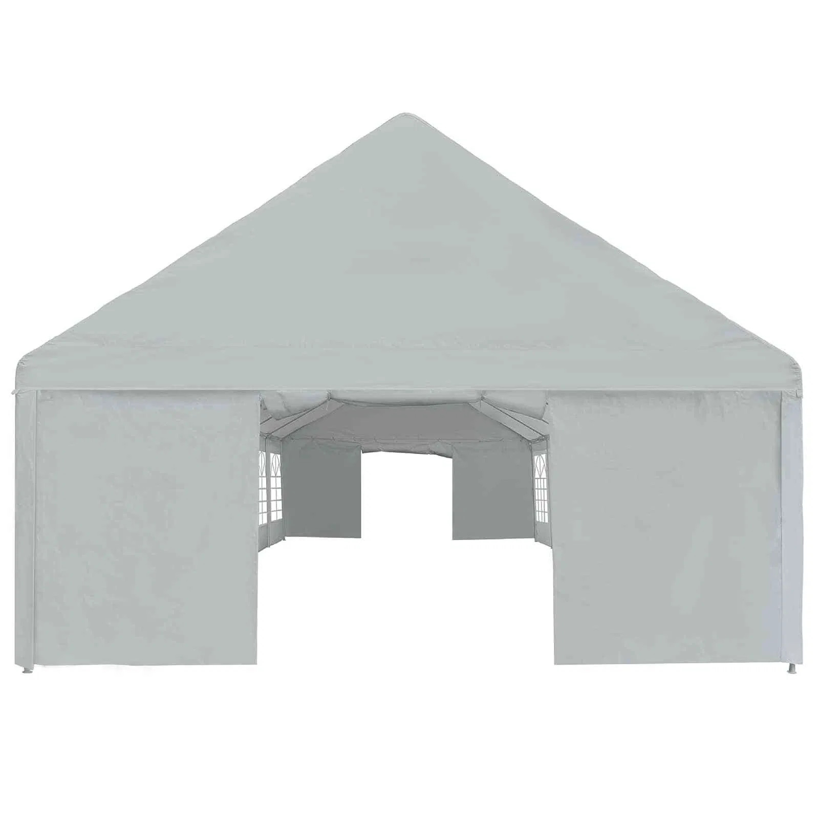Tent Fabric without Frame Grey 32.81 x 16.40 ft PE