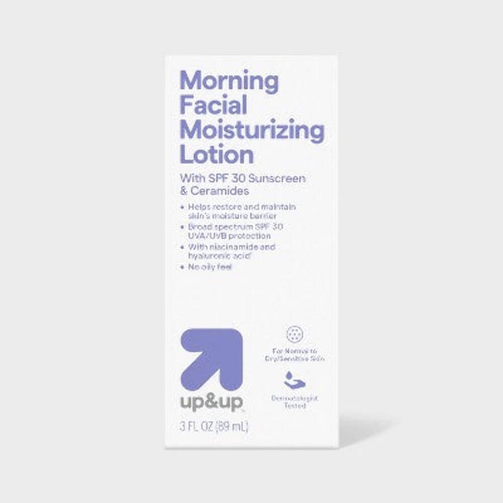 Morning Facial Moisturizing Lotion with Sunscreen SPF 30 3 fl oz up&up - Imperfe
