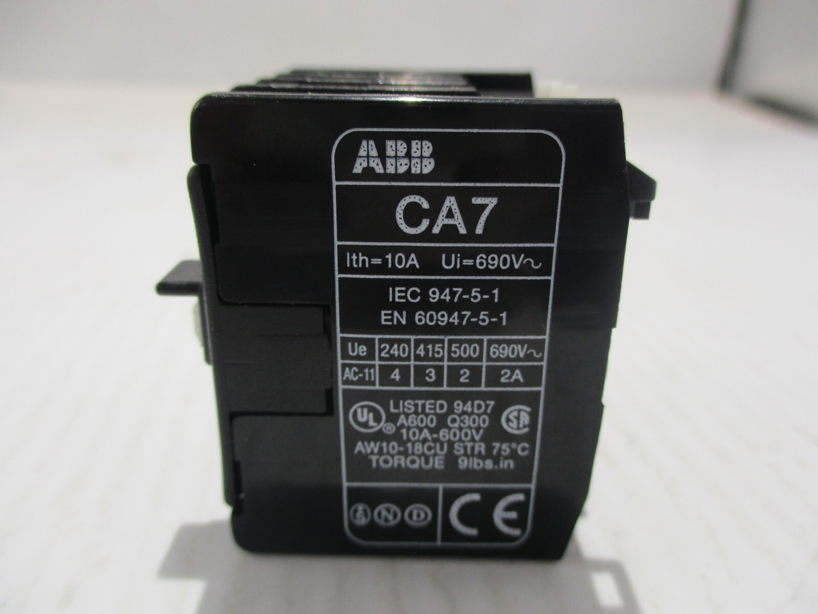 NEW ABB CA7-22E AUXILIARY CONTACT