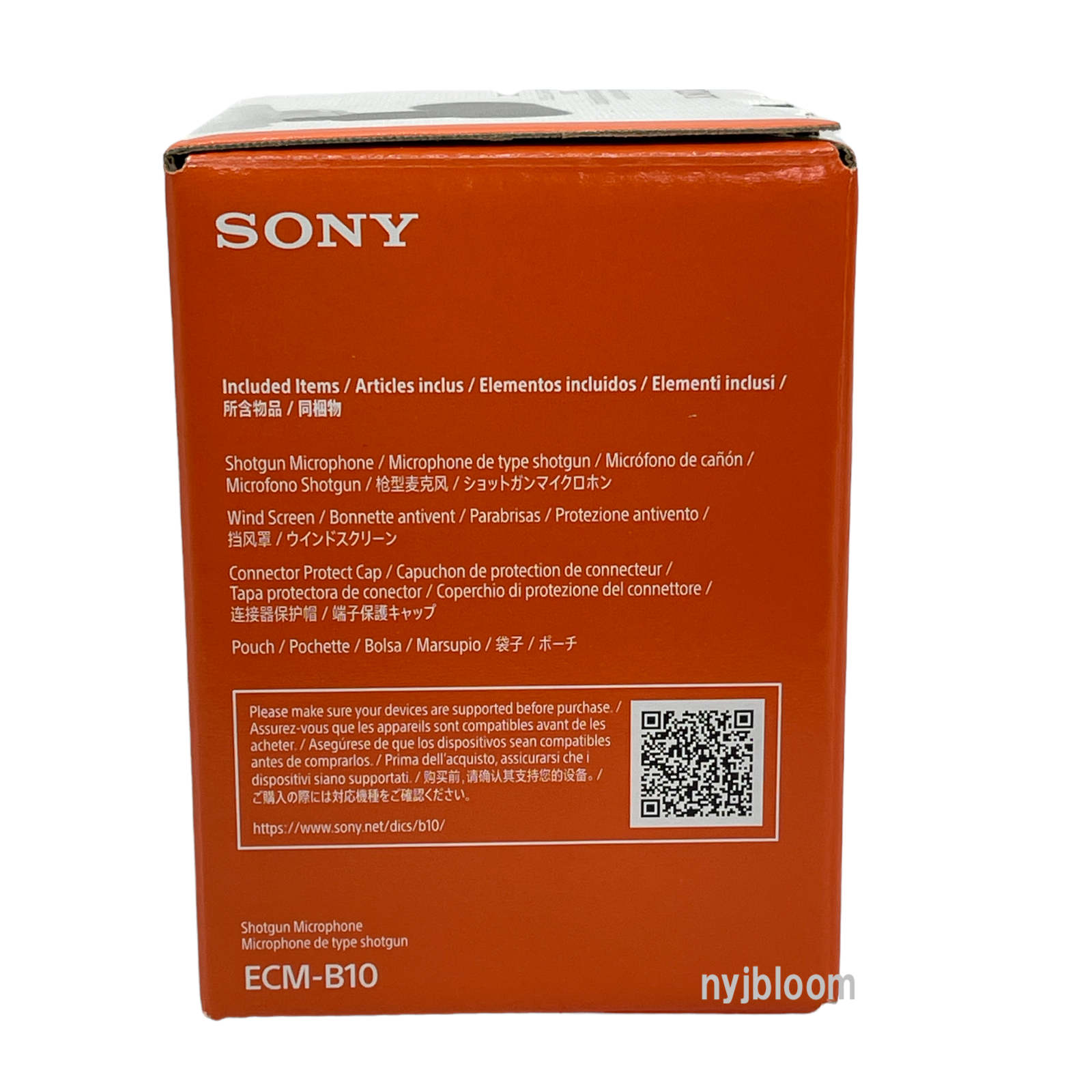 New SONY ECM-B10 Camera-Mount Digital Shotgun Microphone