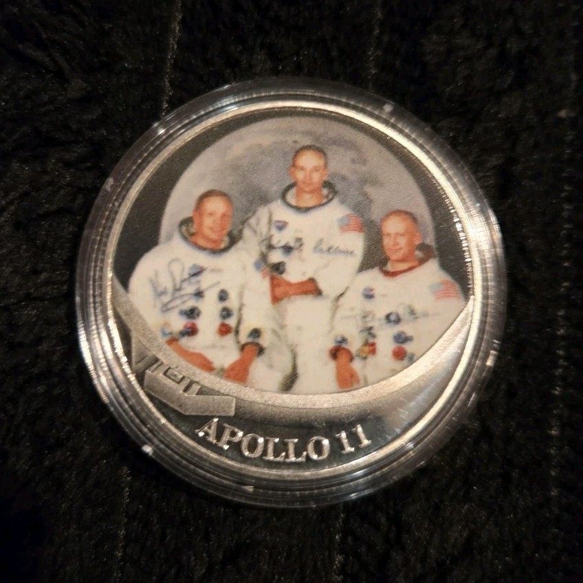 Apollo 11 2019 Commemorative Rare Coin Astronauts Moon Landing Space