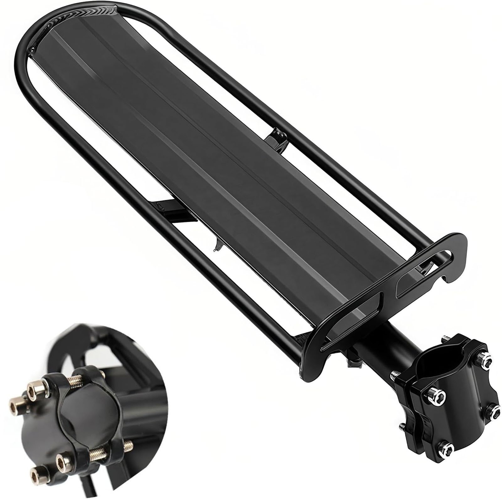 Bike Rear Rack Aluminum Retractable Bike Luggage Cargo Rack Pannier Bag Holder