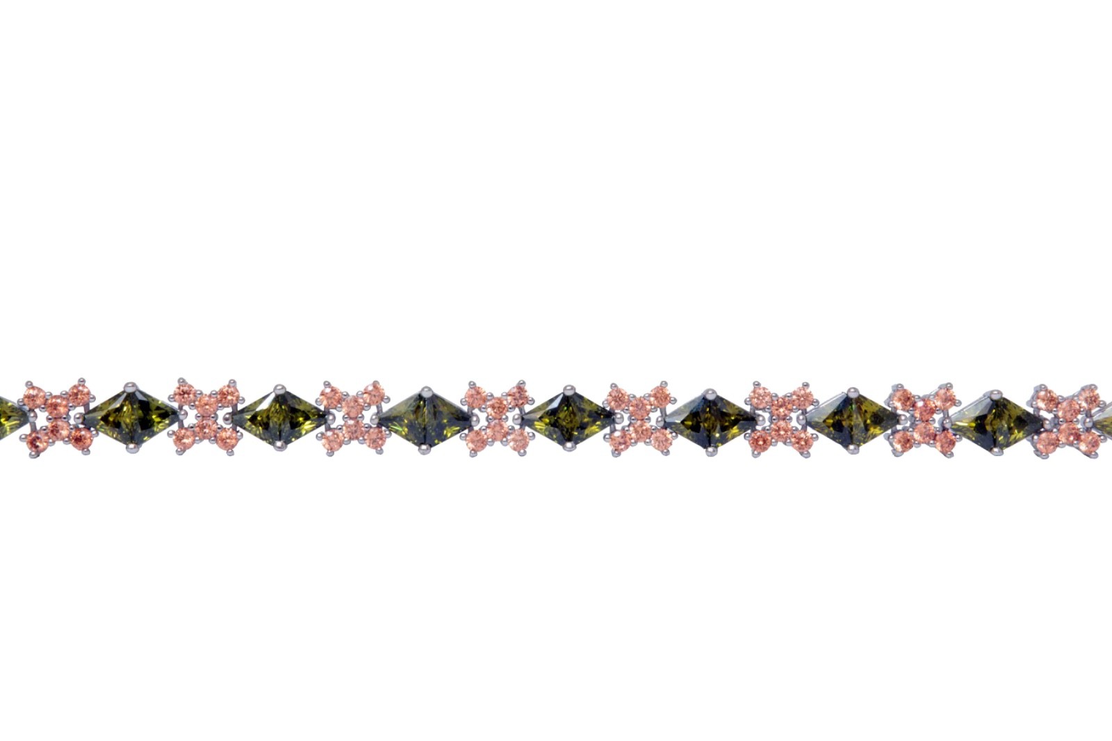 Jewelry Components (1) 12" Length - Ice Olive/Champagne - Sew On