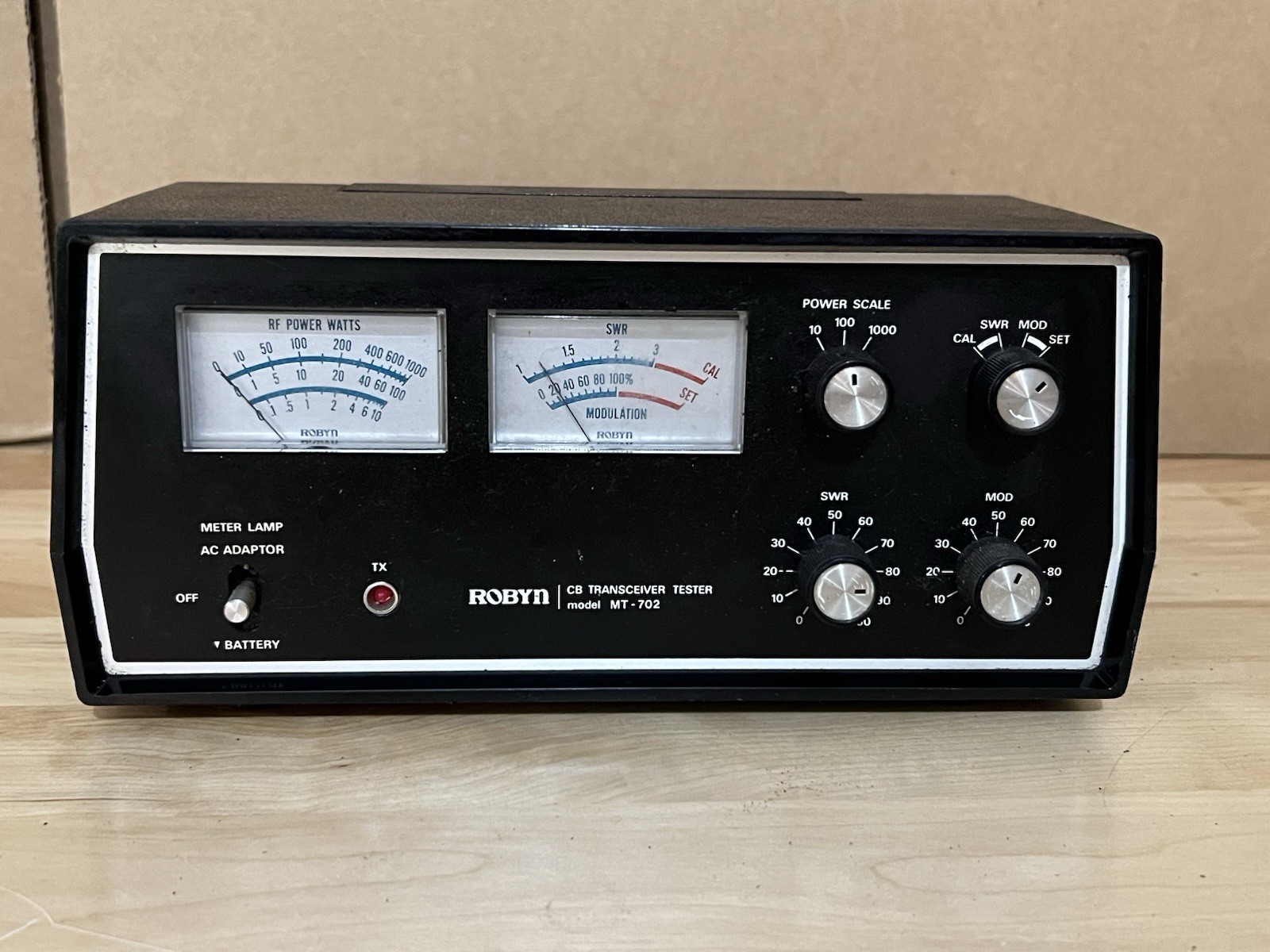 Robyn MT-702 CB Transceiver Tester SWR RF Power Modulation Meter