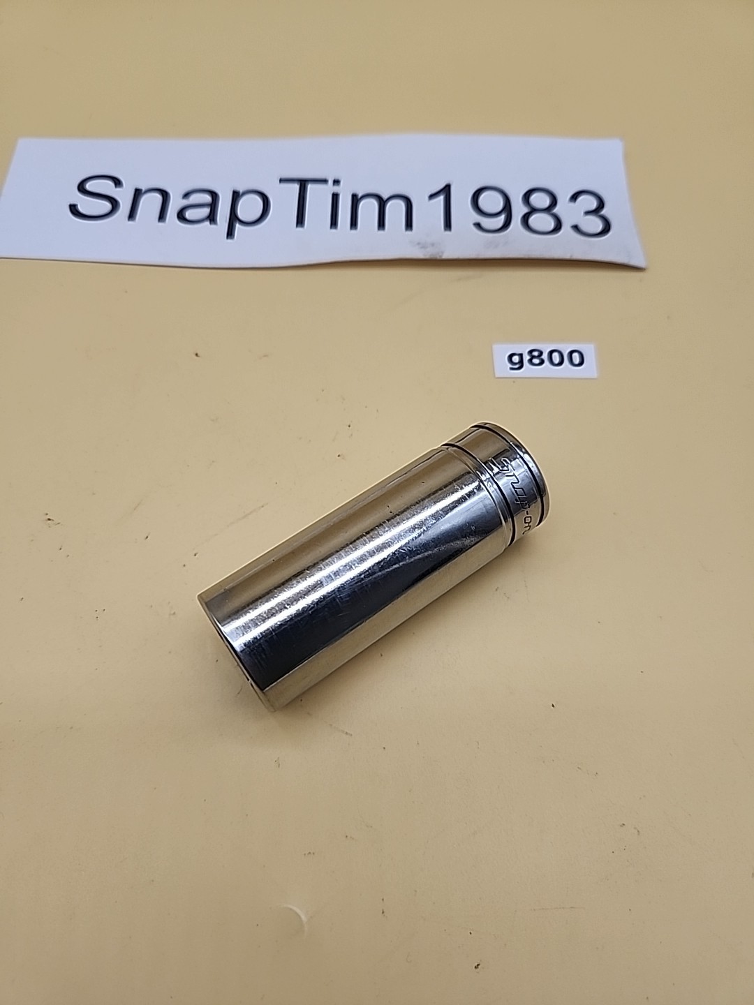 Snap-on Tools SFS261 3/8"Dr 6Pt SAE 13/16" Flank Dr Deep Chrome Socket USA