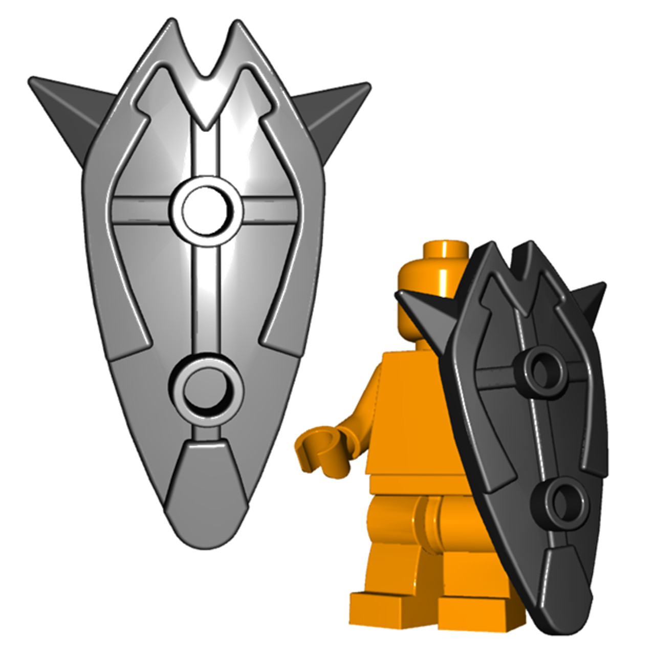 Custom Tower Shield for Minifigures LOTR Castle -Pick your Color! NEW