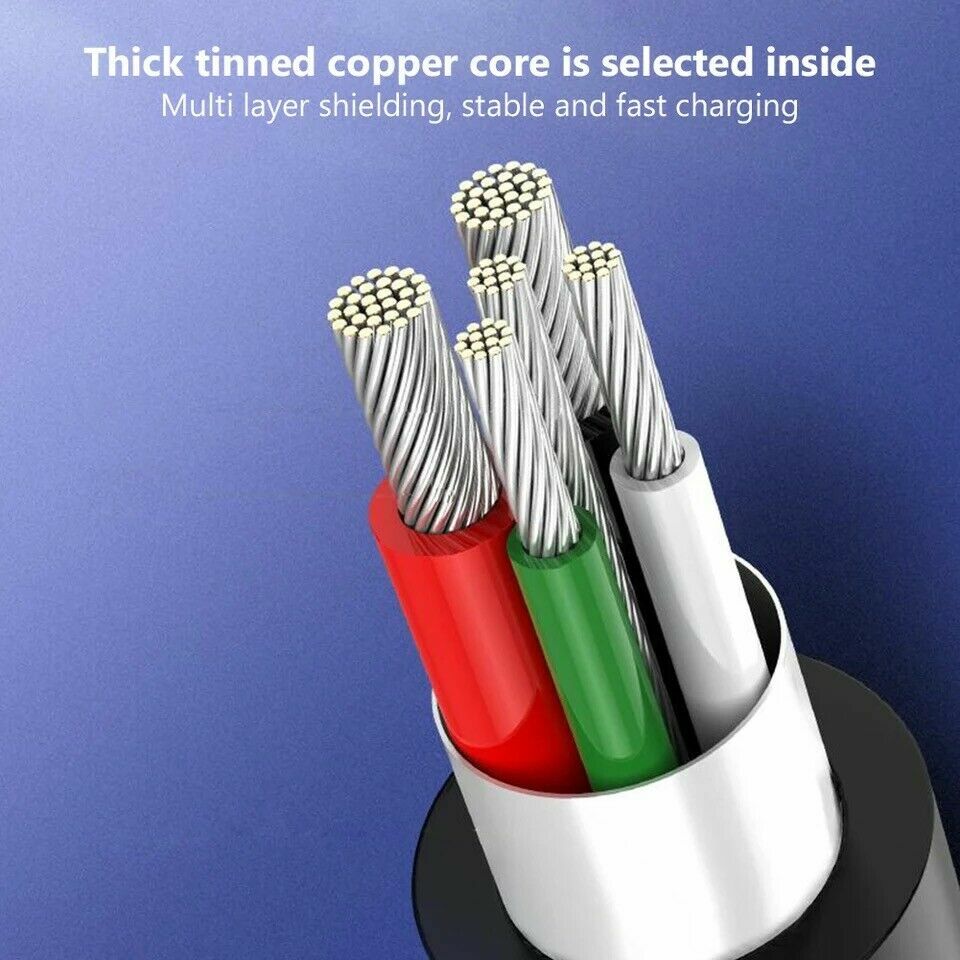 OEM USB-C Type C Fast Charging Cable For Samsung Galaxy S8 S9 S10 Plus Note 8 9