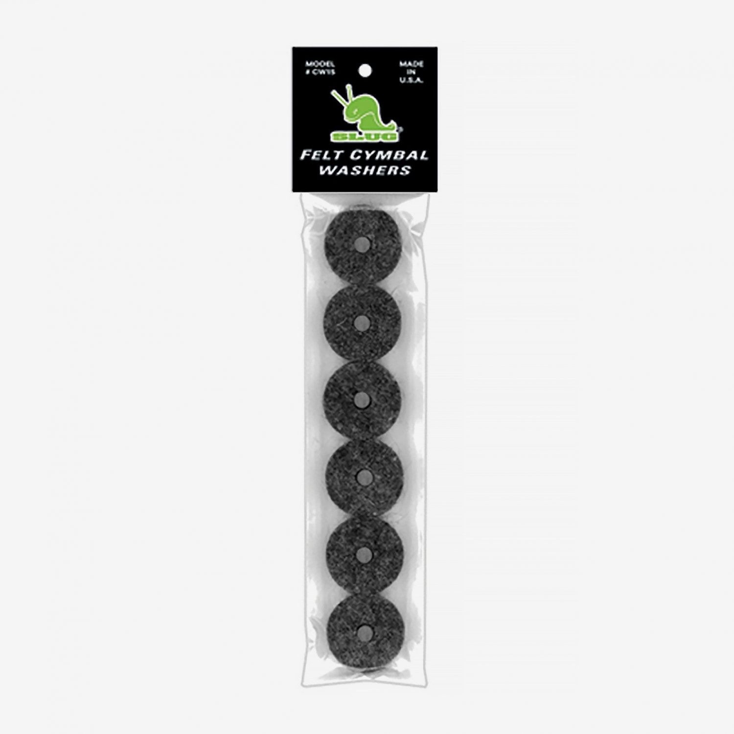 SLUG Percussion - CW15 - FCW-Felt Cym Washers 6 Pk (1.5"x .5")
