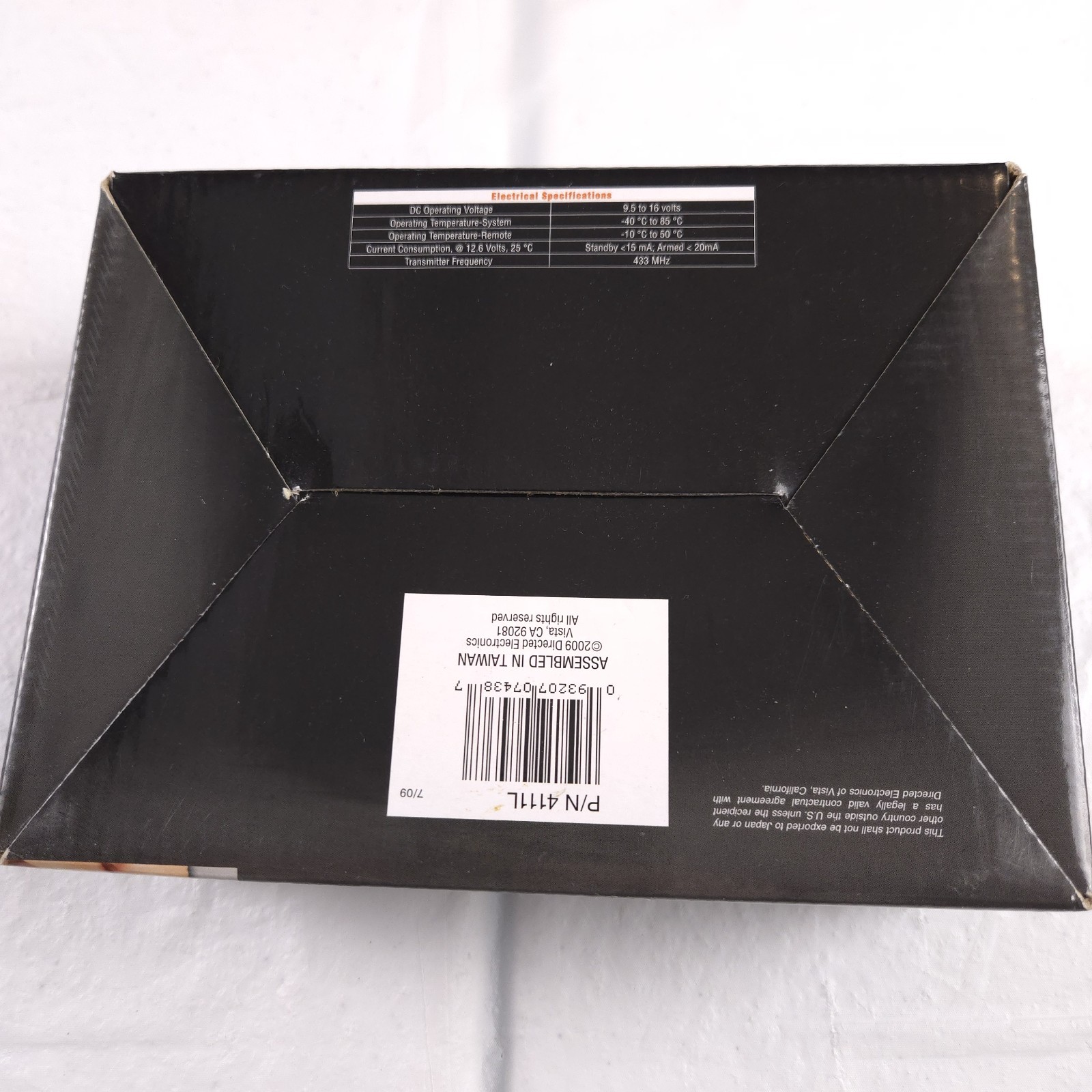 Avital Model 4111 One Way Remote Engine Start System OPEN BOX New