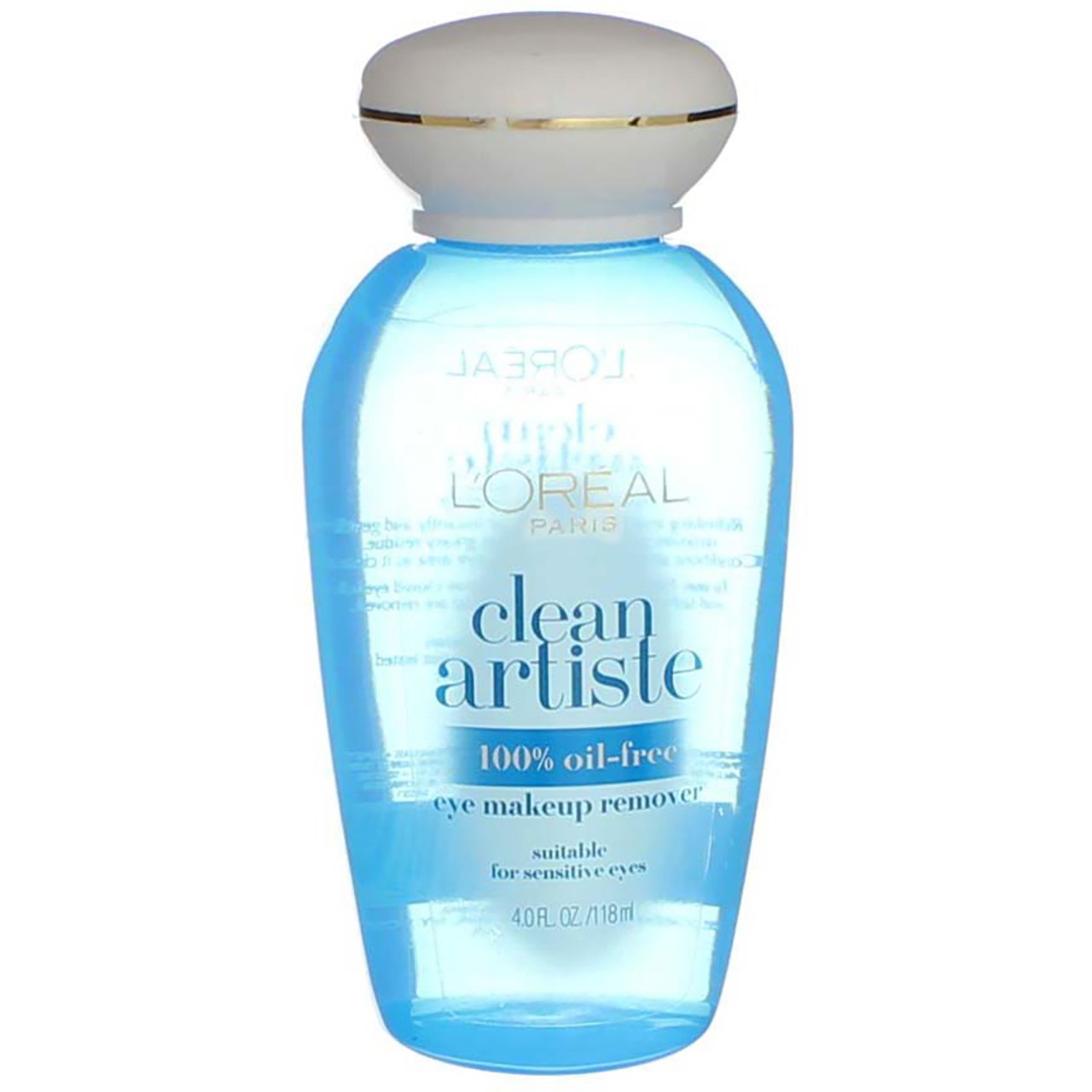 6 Pack L'Oreal Paris Clean Artiste 100% Oil-Free Eye Makeup Remover, 4 fl oz