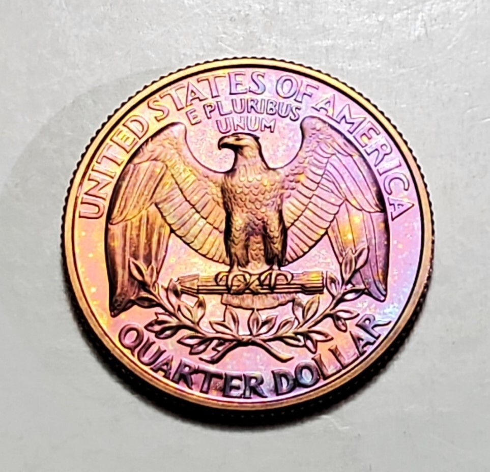 TONED 1994 S WASHINGTON QUARTER CLAD PROOF UNC #C5533