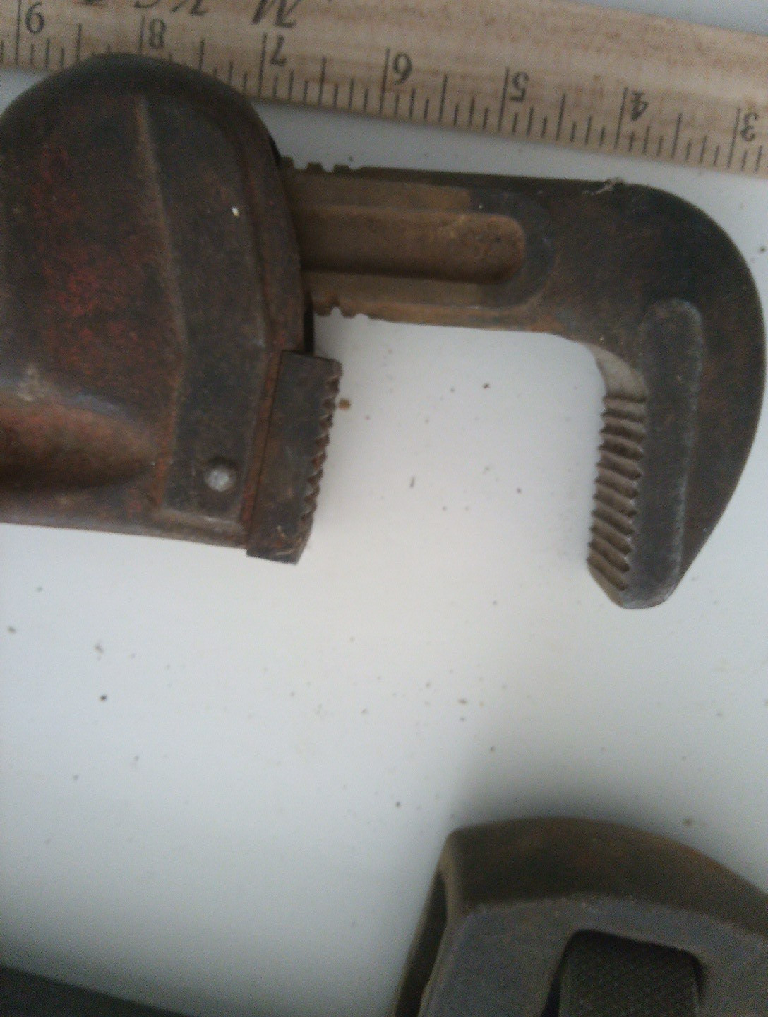 2- Large Pipe Wrenches,18 In Rigid & 24 In Improved Stillson