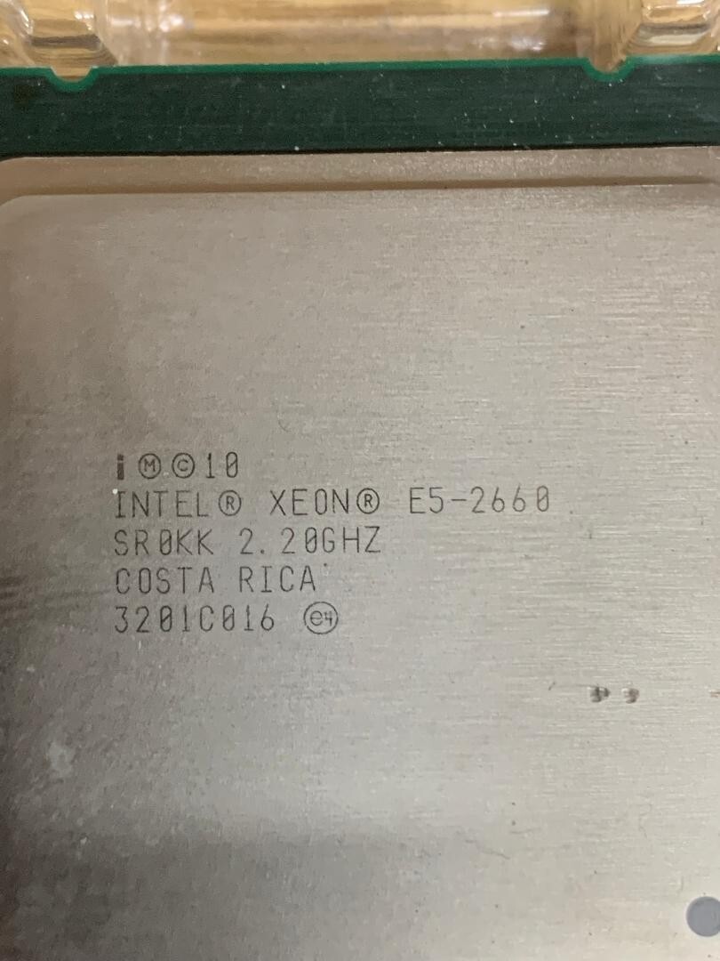 Lot of 5 intel Xeon SR0KK