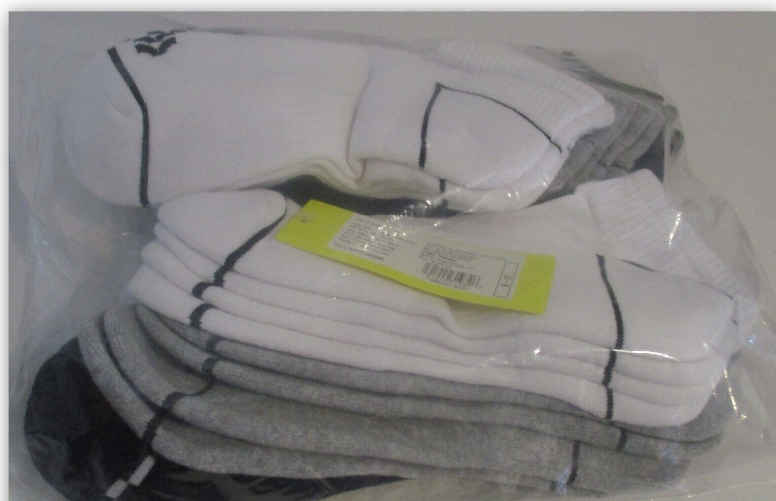 12 PR Men's ANKLE SOCKS CUSHIONED ARCH SUPPORT All in Motion WICKING STRETCH