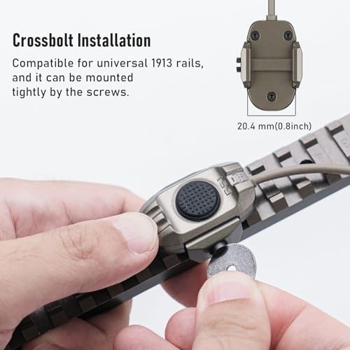 GS1 Single-Cable Remote Switch 7’’, Screw-Mounted Remote 7inch Dessert Tan