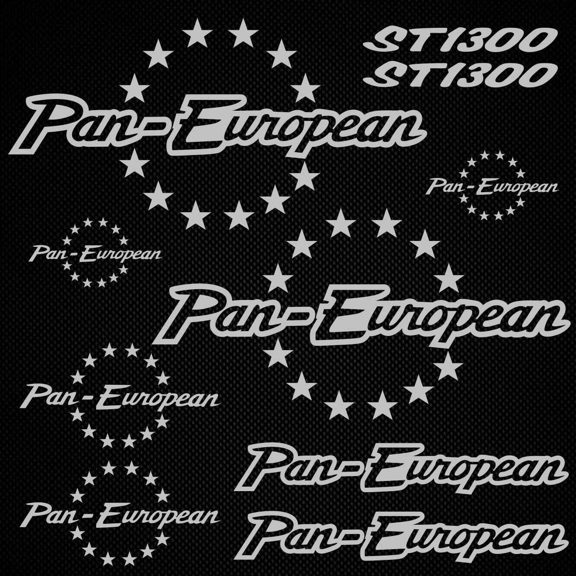 Pan European stickers ST 1300 decals for Honda motorcycle replica vinyl ORACAL