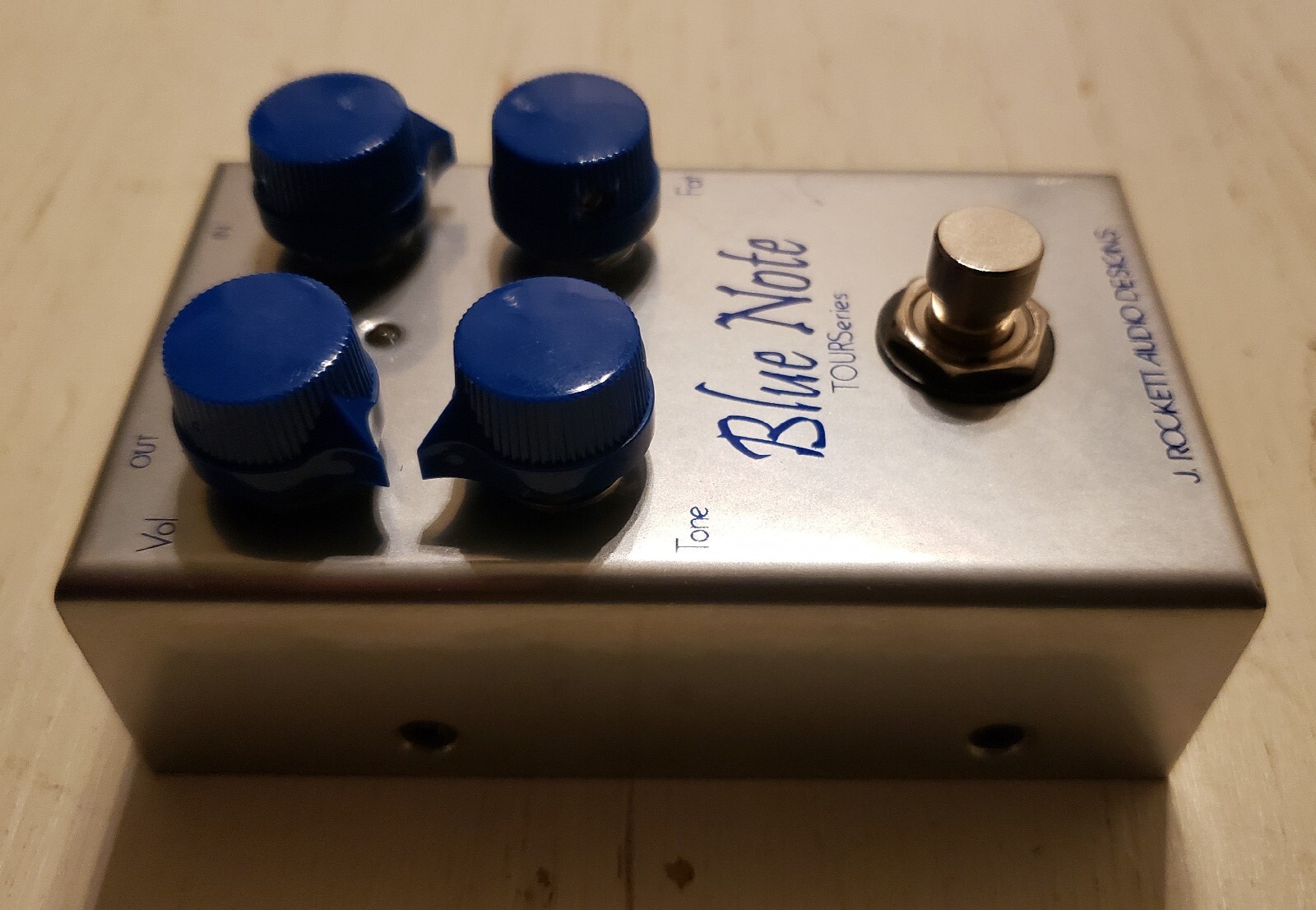 J. ROCKET Blue Note Pedal Overdrive Distortion Booster Ship World Wide