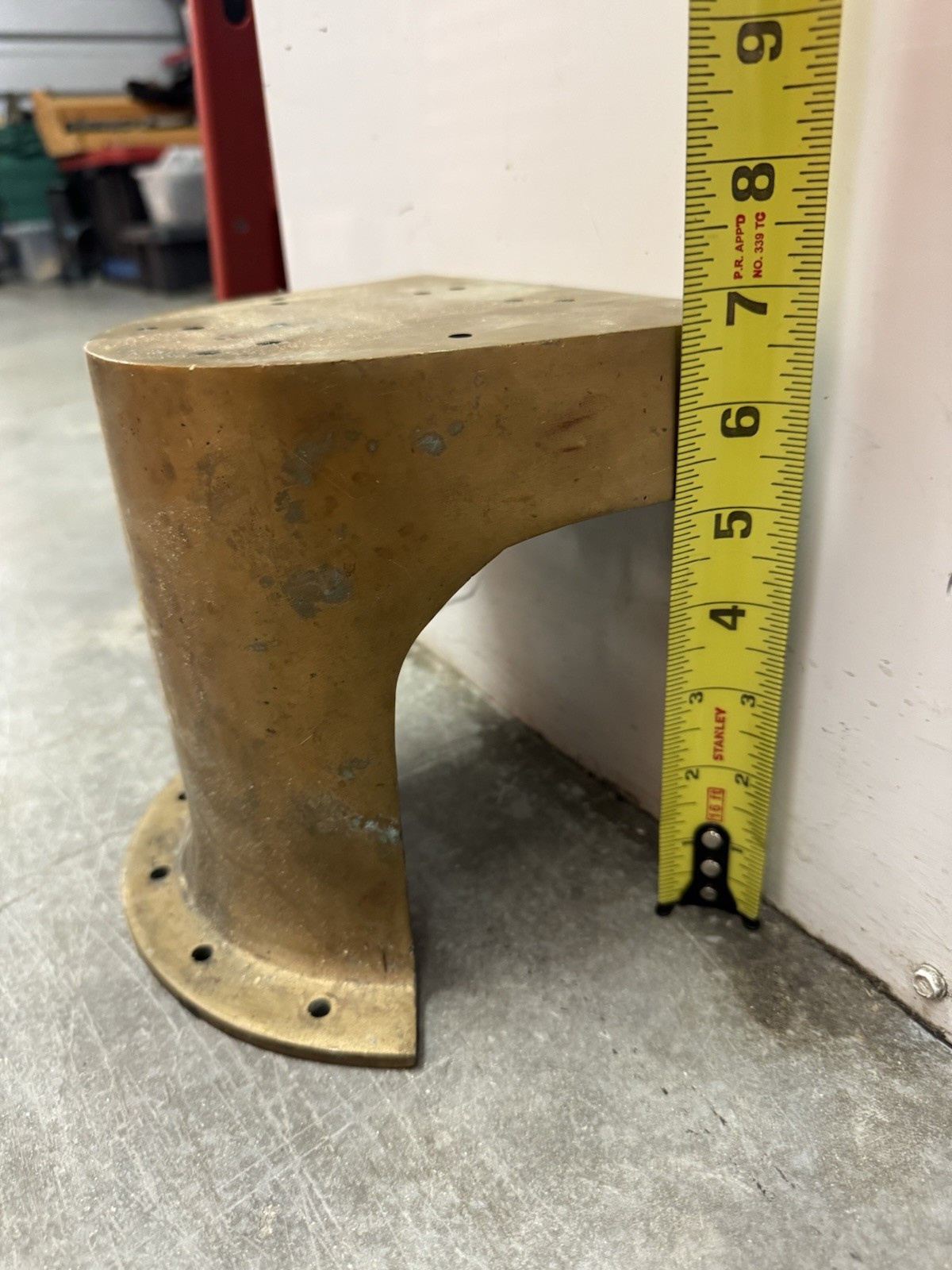 Pair Of Bronze Winch Bases