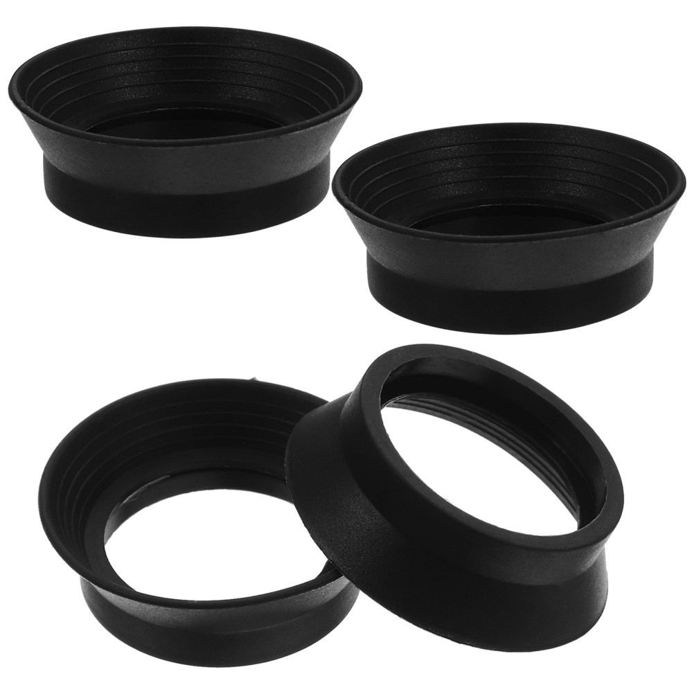 4pcs Rubber Microscope Eyepiece Cups For Stereo Telescope Accessories
