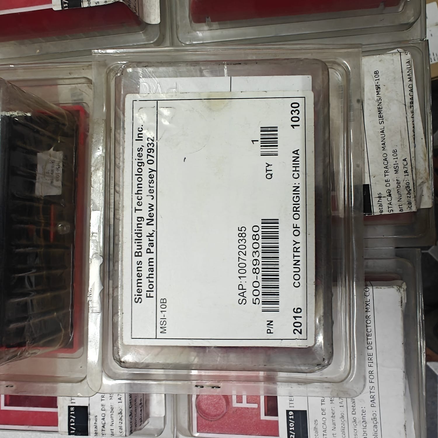 SIEMENS MANUAL CALL POINT MSI-10B
