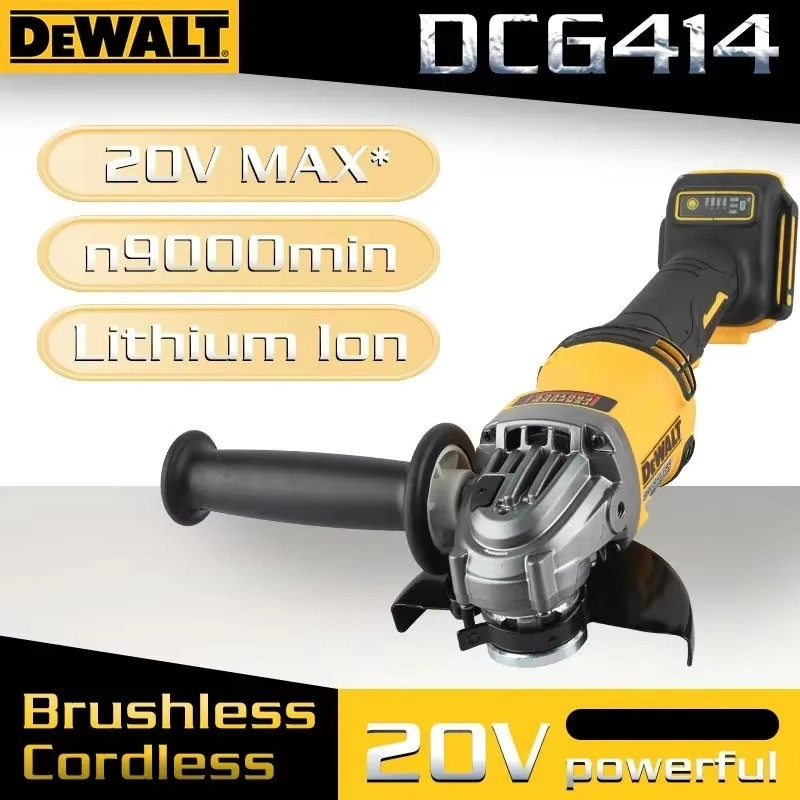 20V Cordless Brushless Angle Grinder 4.5"–6" Cutting & Grinding Tool with Guard