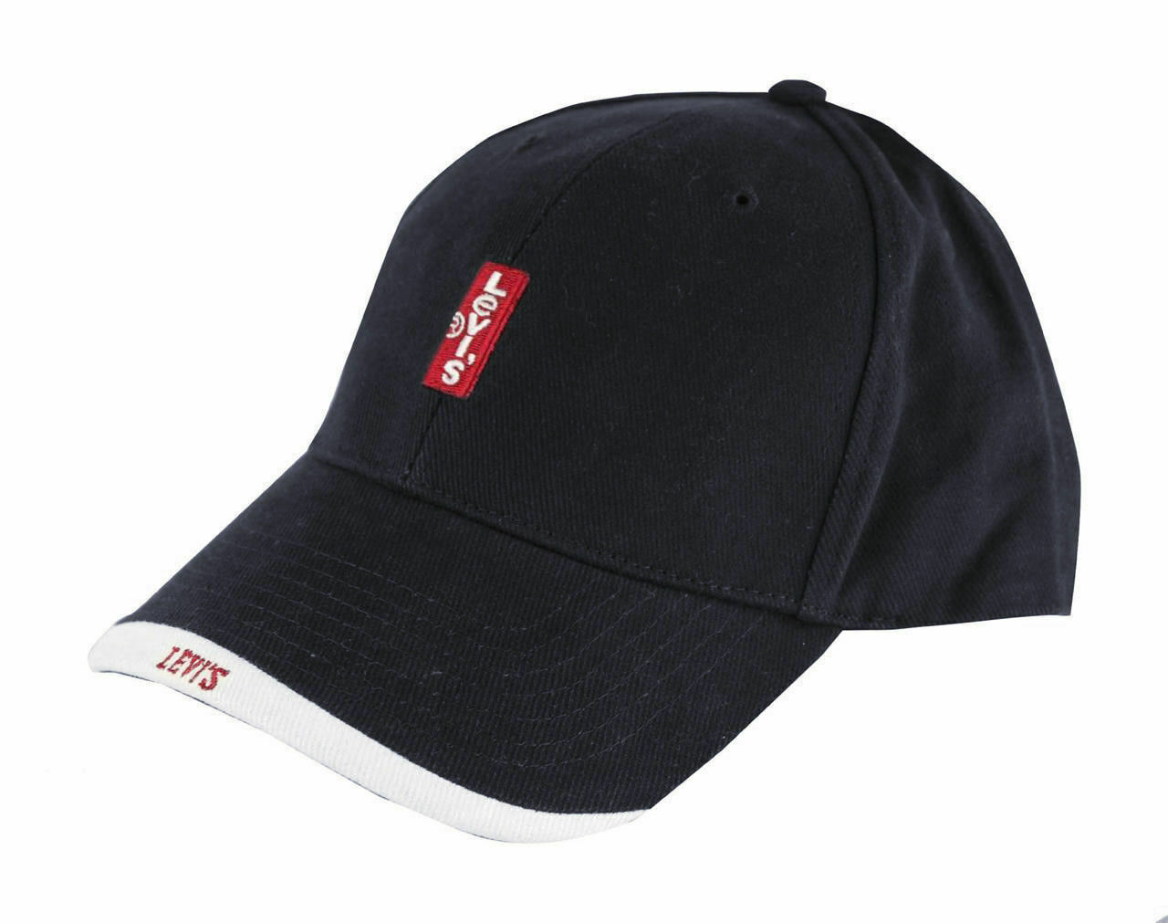 NEW NWT LEVI'S RED TAB MEN'S CLASSIC COTTON ADJUSTABLE BASEBALL HAT CAP NAVY