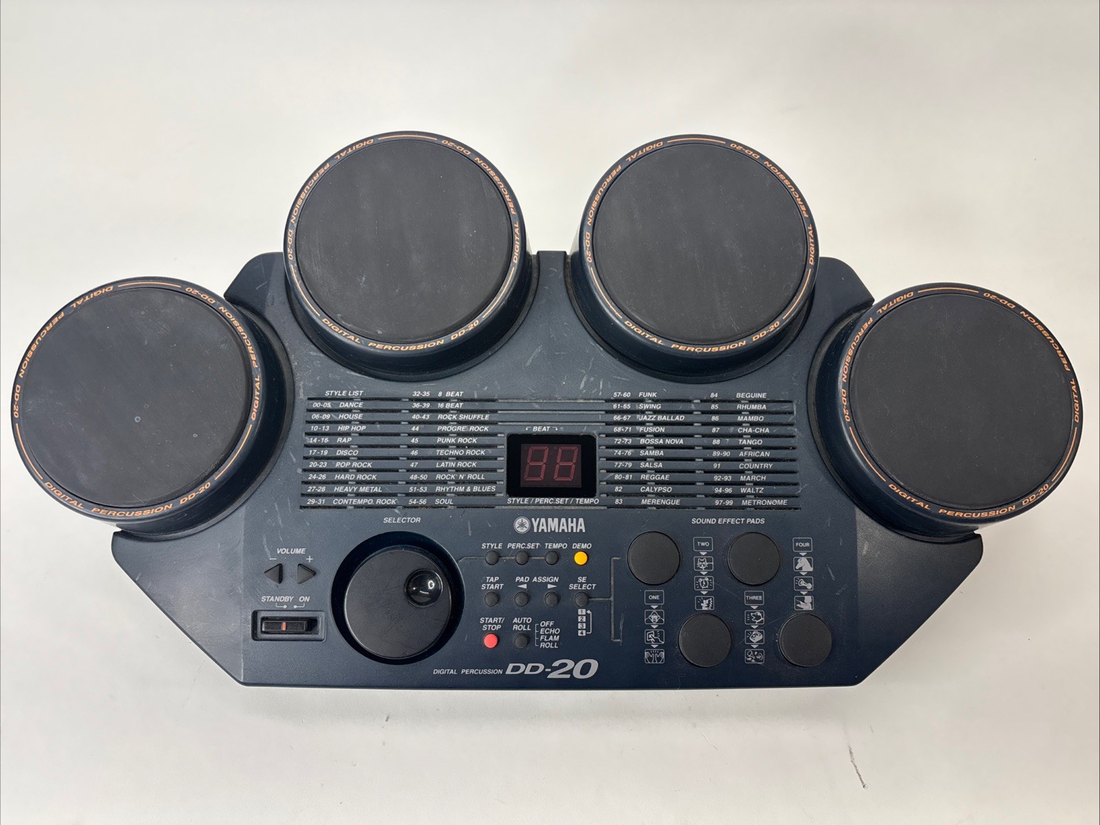 Yamaha DD-20 Digital Percussion Drum Set Machine Tested Works