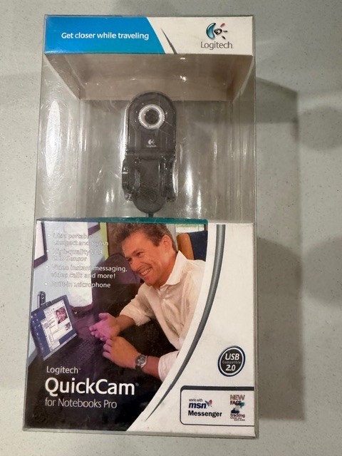 Logitech QuickCam for Notebooks Pro USB 2.0 Webcam new