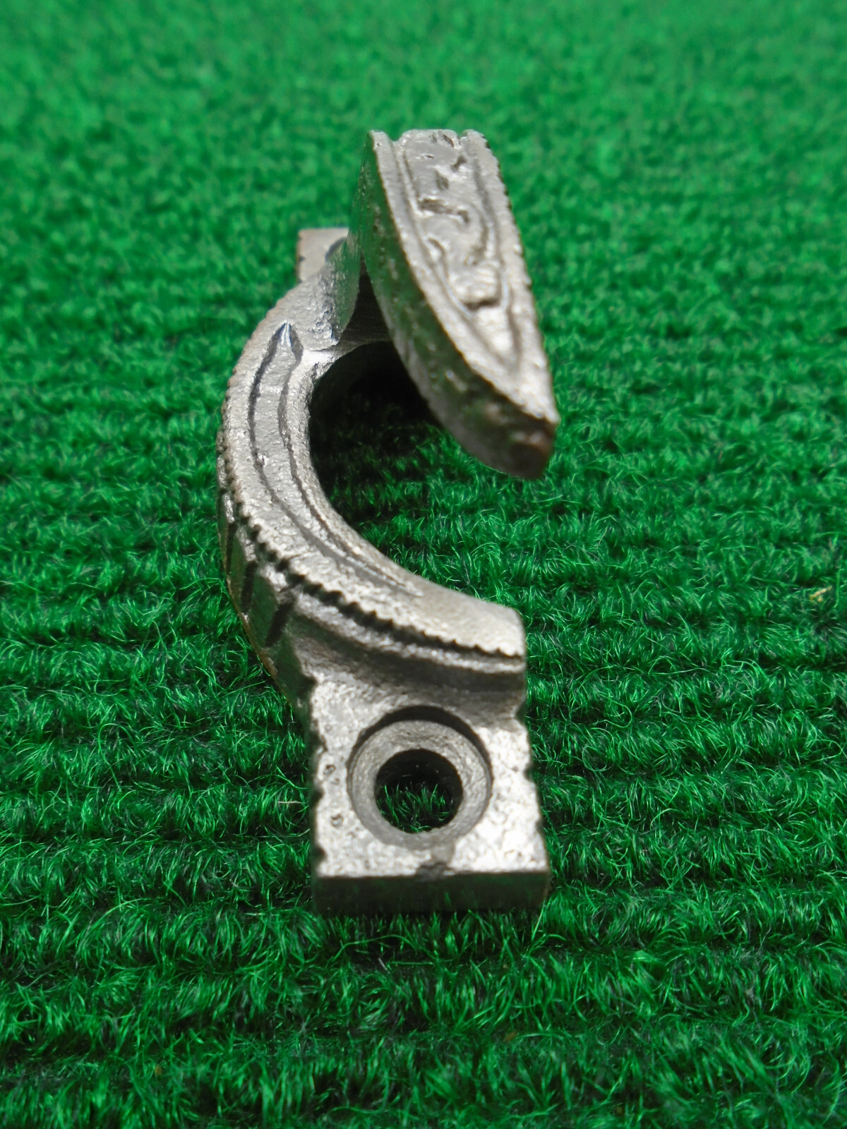 ONE 2 1/4" EASTLAKE STYLE SASH WINDOW LATCH KEEPER - CAST IRON (33290)