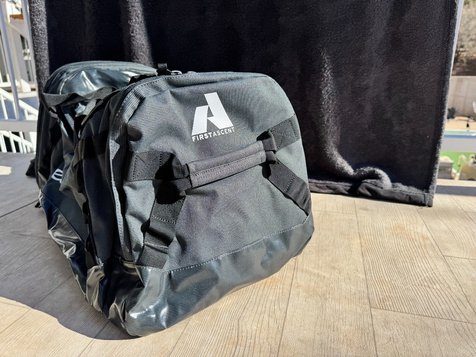 Eddie Bauer First Ascent Maximus 70L Duffel Bag Backpack Gray
