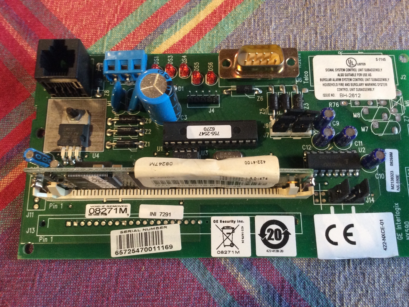 GE / Interlogix NX-590E TCP/IP Internet Module