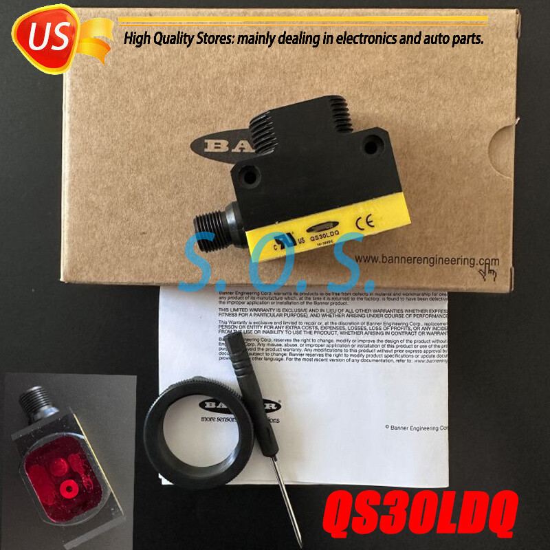 New in Box For Banner QS30LDQ Photoelectric Sensor 10-30VDC 4-Pins