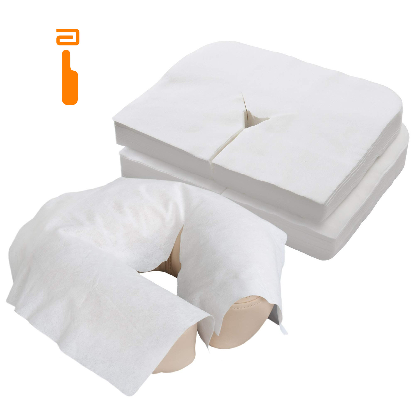 EarthLite Disposable Face Cradle Covers – Medical-Grade, Ultra 100, White