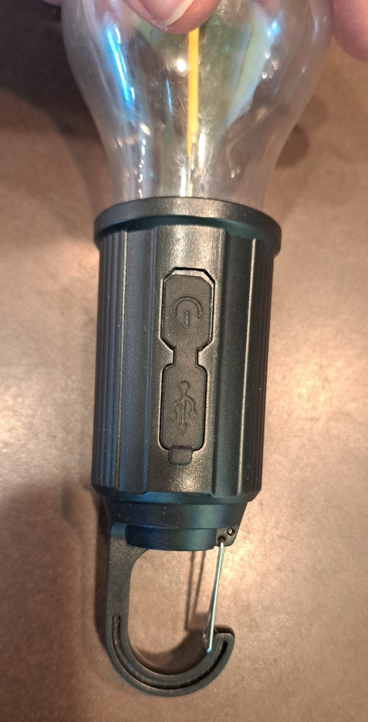 Bobcat rechargeable hanging light bulb work light