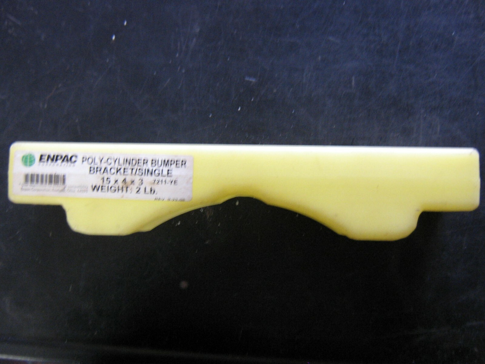Welding Gas cylinder holder securement Enpac poly single cylinder bumper 7211-YE