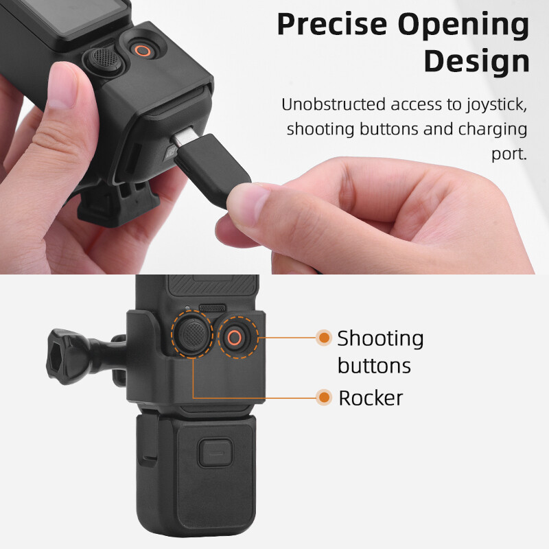 Camera Protective Bezel Case Drop Protection Kit+ Screws For DJI Osmo Pocket 3