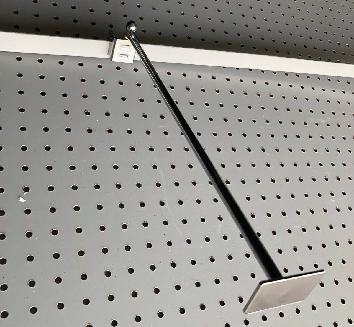 Lot Of 5 One Ball Heavy Hanger Waterfall Peg Hooks Crossbar Gondola Shelving