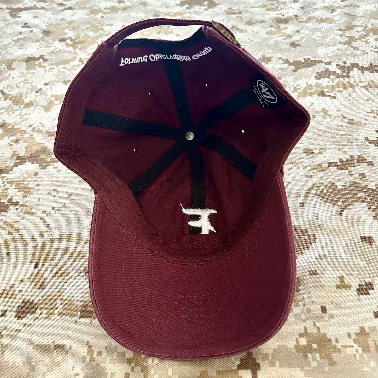 Forward Observations Group FOG Maroon F Dad Hat Cap