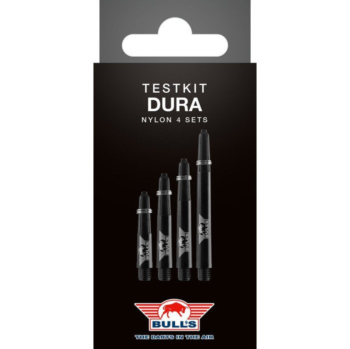 Bull's Dura Dart Shaft Test Kit Black (4 Sets)