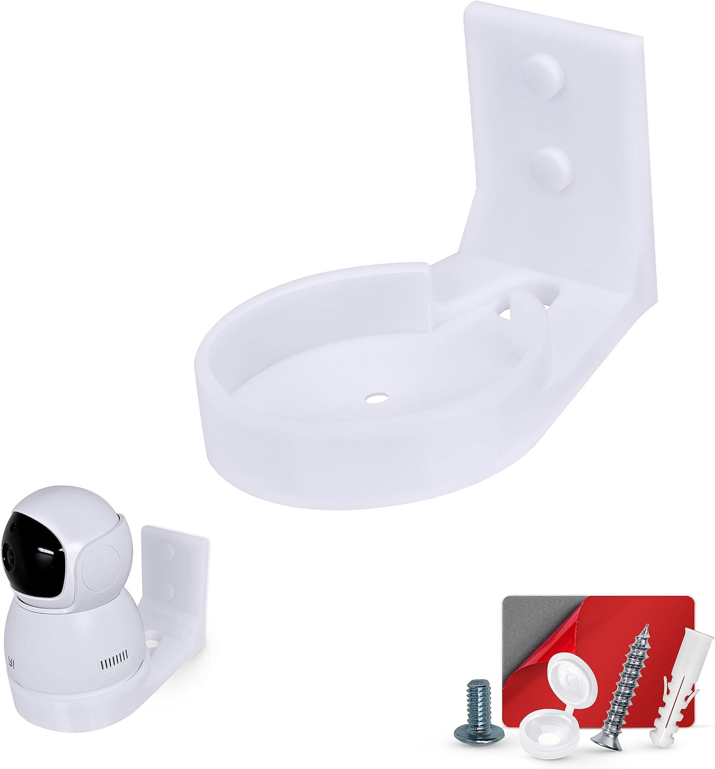 Wall Mount for YI Dome Guard Pet & Baby Indoor Camera, Easy to Install Adhesive