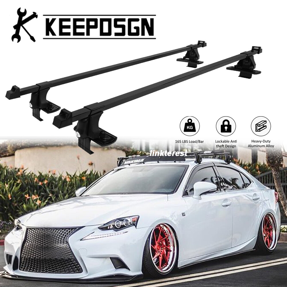 for Lexus IS250 IS350 IS300 Roof Racks Cross Bars Cargo Carrier Luggage w/ Lock