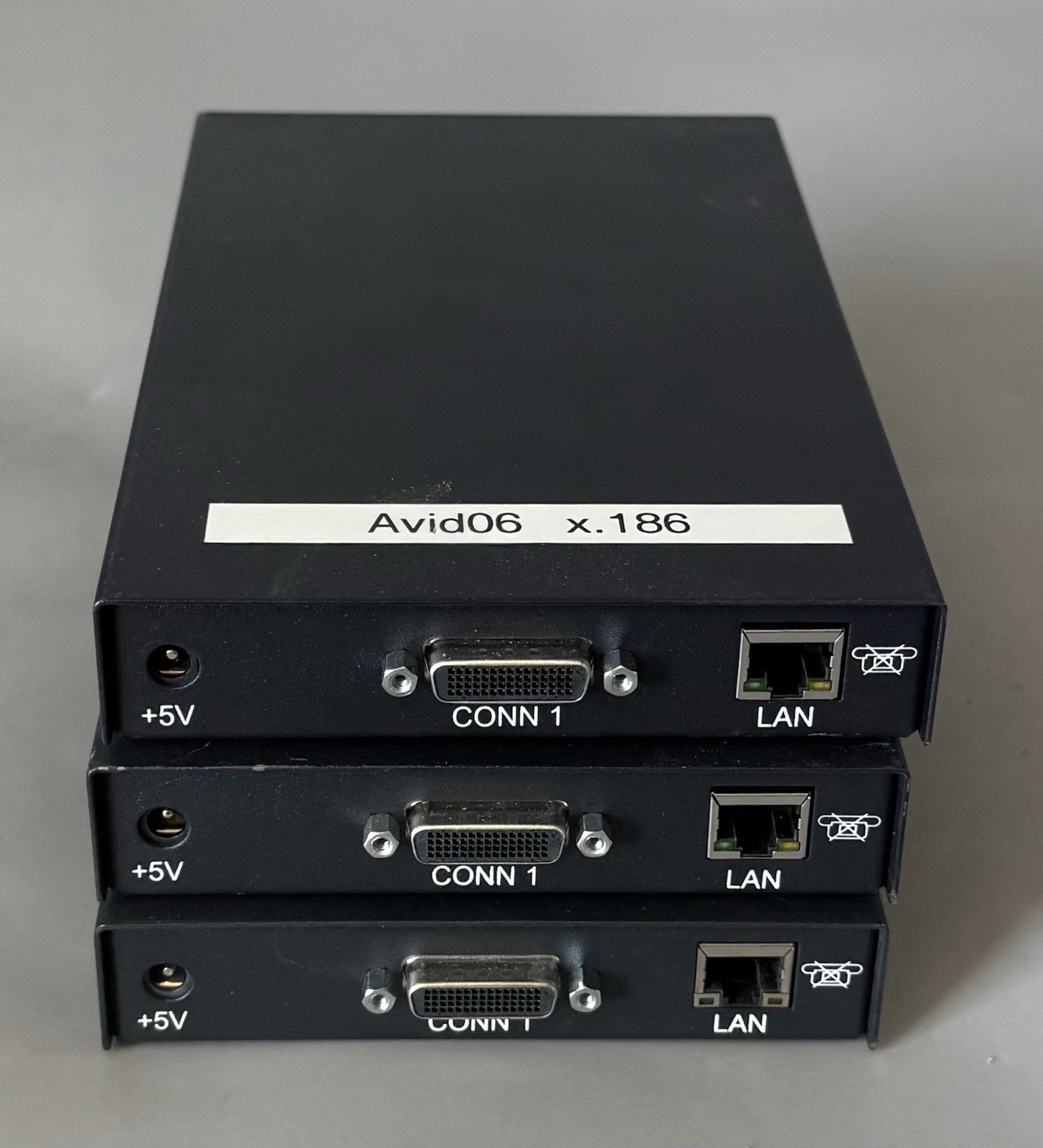 Untested — Lot of 3 Avocent HMIQDHDD Computer Interface Modules — Must Read
