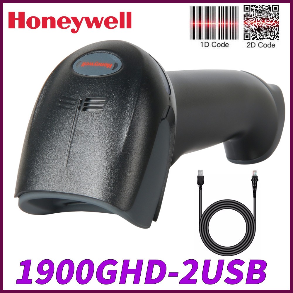 Honeywell Xenon 1900GHD-2USB High-Density Handheld 2D USB Barcode Scanner +Cable