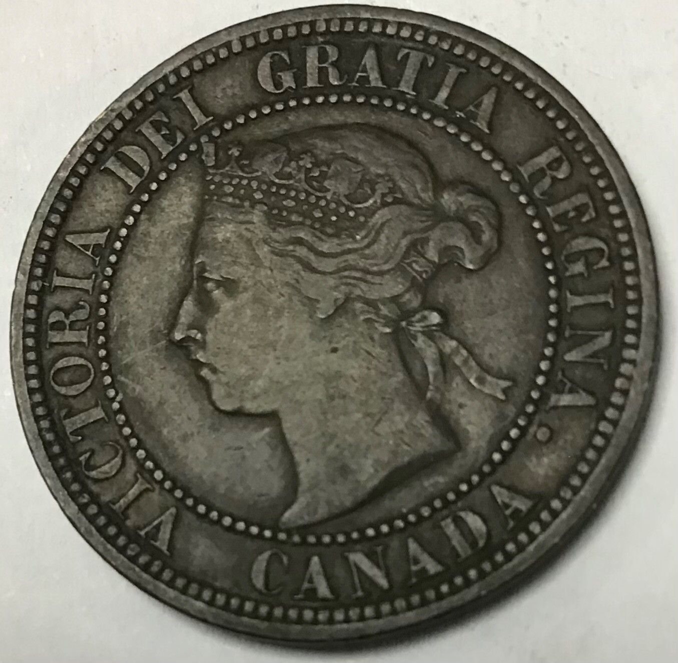 1882-H Canada Large Cent Penny Queen Victoria Coin Free Post