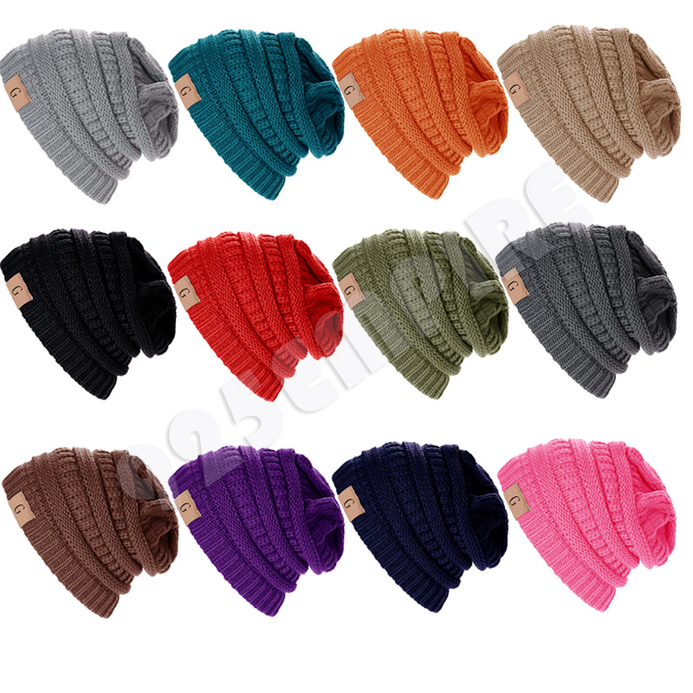 Men's Knitted Skull Baggy Beanie Ski Winter Hat Cap Extra Warm
