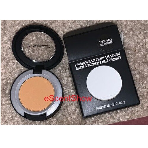 MAC POWDER KISS SOFT MATTE EYE SHADOW SINGLE EYESHADOW .05 OZ FULL SIZE NIB