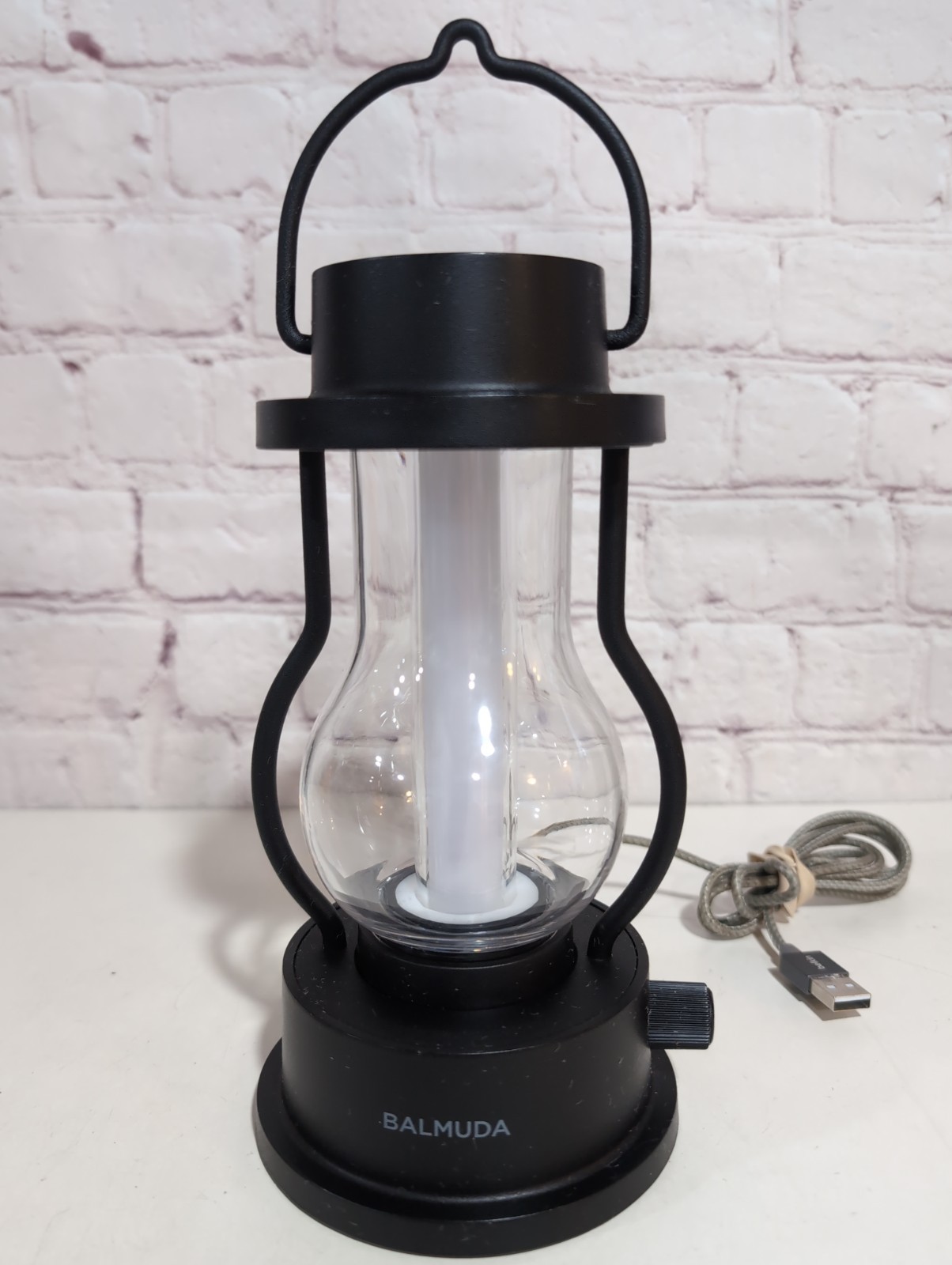 BALMUDA The Lantern L02B-BK Black/Clear LED Rechargeable Battery IP54