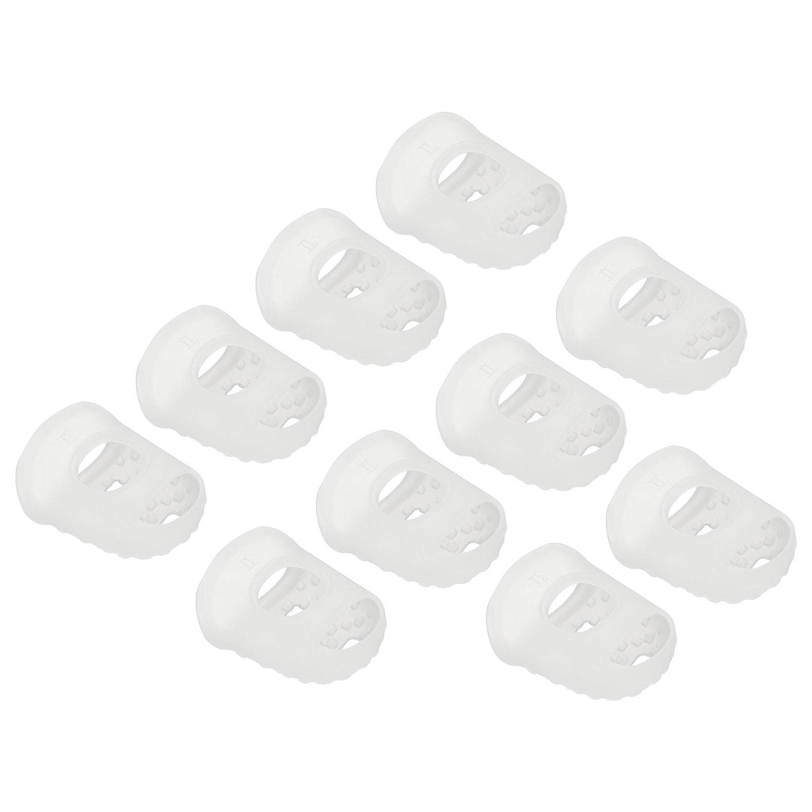 Finger Tips Anti Slip Fingertip, 20 Pack 28mm Silicone Finger Guard, Transparent