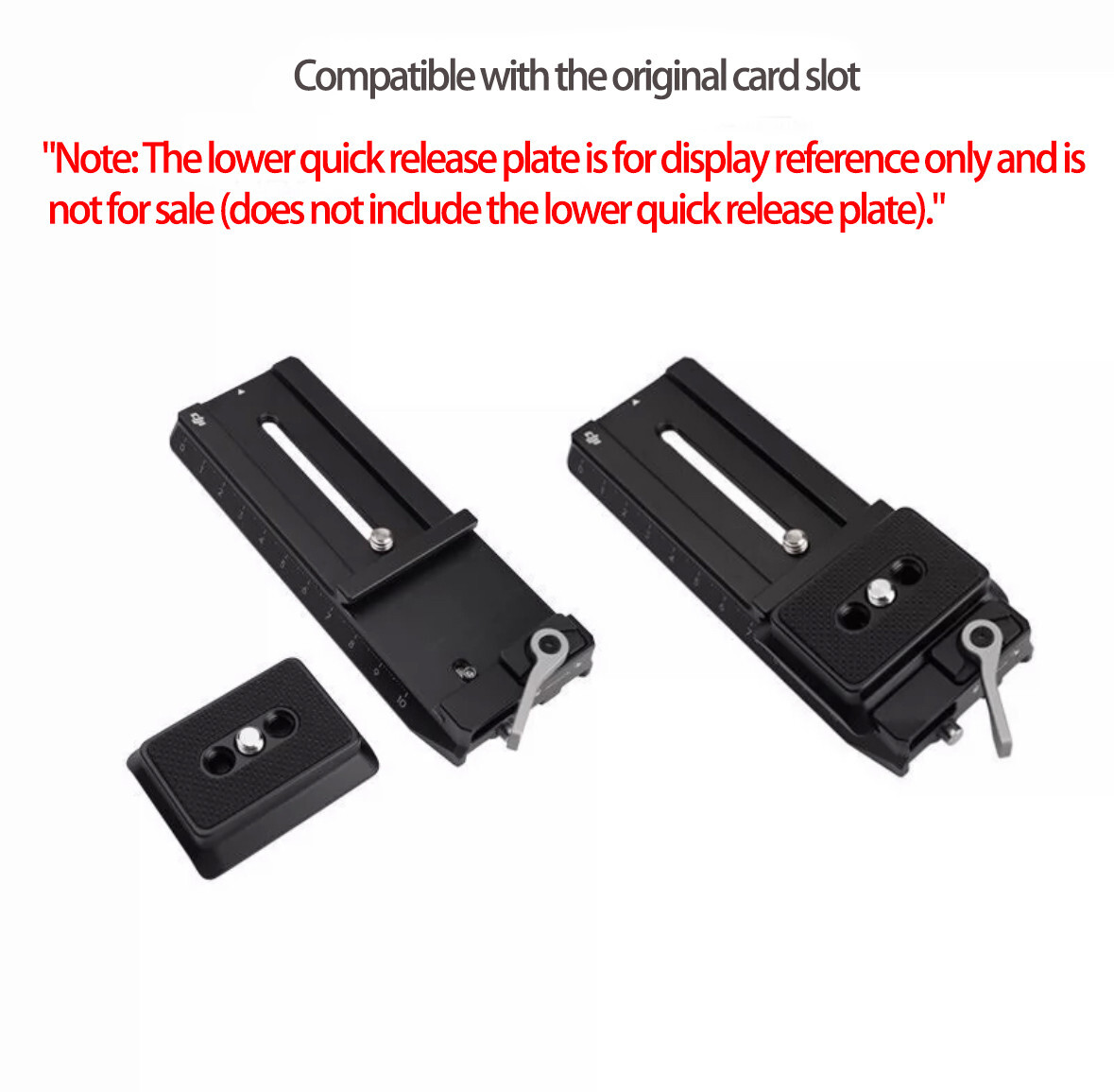compatible DJI RONIN RSC2 RS2 Quick Release Plate stabilizer upper plate